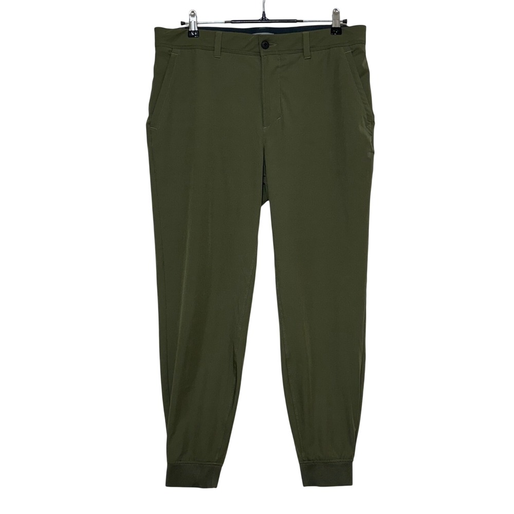 VRST Jogger Pants Mens 34X29 Green Commuter Technical Elastic Waist Tapered